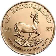 Sudafrica Krugerrand 2025 1/2 oz oro ST/BU moneta da investimento