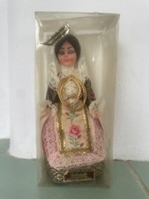 Bambola sarda costume in pelle fatta a mano