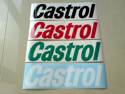 Adesivi decalcomanie castrol - adesivi,