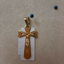 CROCE IN ORO GIALLO 18 kt