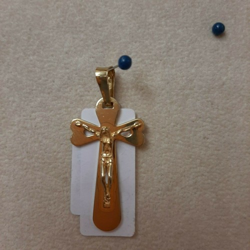 Croce oro giallo kt - croce, 18