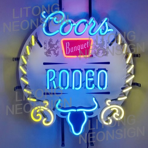 Insegna neon birra banchetto - insegna,