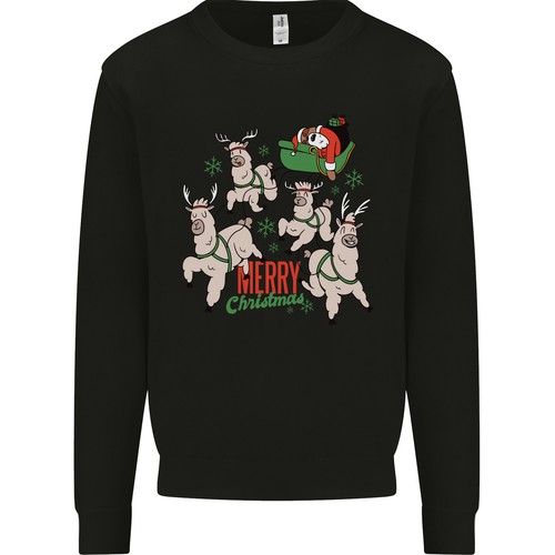 Babbo natale lama slitta - &,