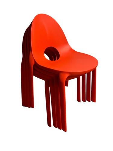 Sedie rossa set - sedie, 4
