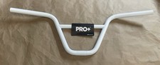 Manubrio BMX bianco Pro+ 22,2