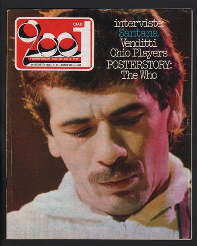 Ciao 2001 1976 venditti - 2001, 34/1976