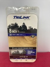 2-Pack TriLink Saw Chain 8 Inch S34 Pole Saw 14334X2TLW Echo Remington Poulan 