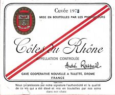 70/26Etiquette Label CÔTES DU