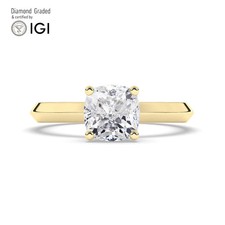 Anello di Fidanzamento Cuscino