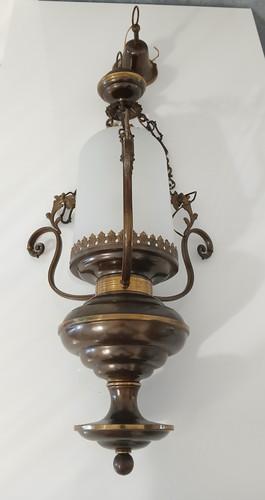 Antica lampada lampadario - antica,