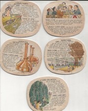 LOTTO 5 SOTTOBICCHIERI BIRRA