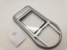 Fascia cover anteriore Nokia 6630 grigio argento ottime condizioni