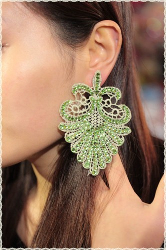 Orecchini pizzo macrame - pizzo,