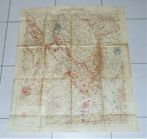 Mappa carta ala - l'ala, destra