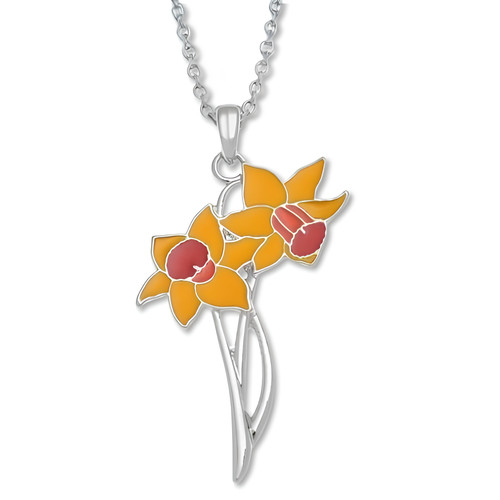 Collana ciondolo fiore - ciondolo, di