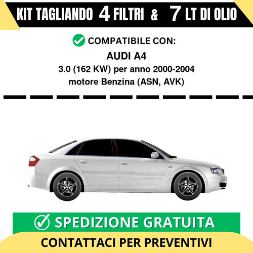 Tagliando per audi - audi, a4