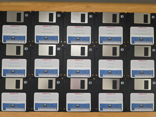 Yamaha ex5 enorme floppy disk - enorme,