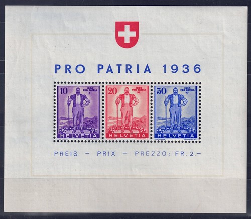 Svizzera pro patria 1936 - svizzera,