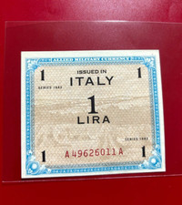 1943 ITALY 1 LIRA ALLIED