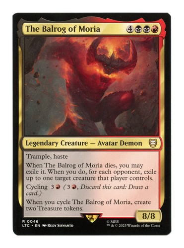 Mtg balrog moria il - mtg, |