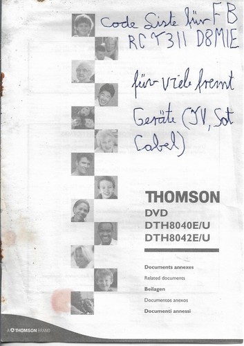 Thomson dth 8040 8042 - 8042, lista