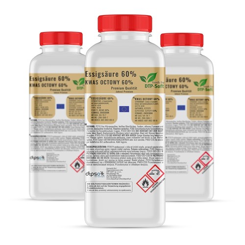 Acido acetico qualità - 60%,