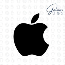 ADESIVO APPLE STICKER MELA LOGO IPHONE IOS per AUTO, MOTO, BICI, PARETE, CASCO