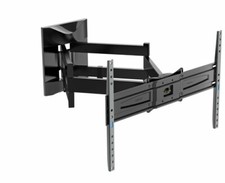 Meliconi Supporto TV Braccio a Muro TV 50/85" Portata 55 Kg Nero 600 SDRP Plus