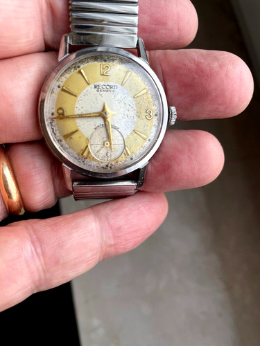 Orologio vintage marca record - vintage,
