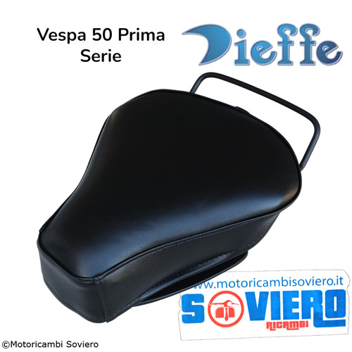 Sella monoposto anteriore nera - sella,