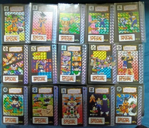 Carta collezione dragon ball - collezione,