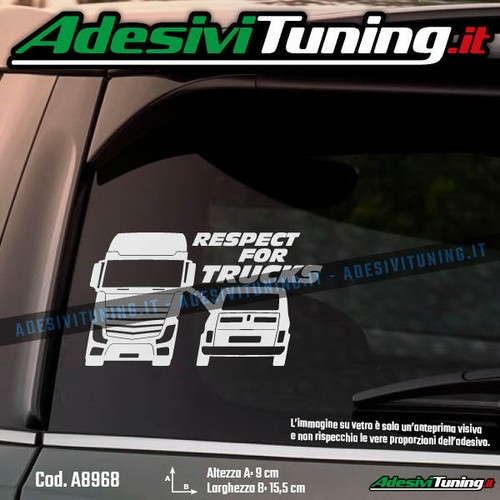 Adesivo respect for trucks - for,