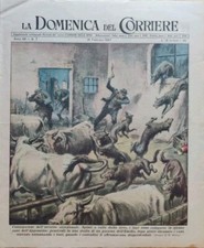 La Domenica del Corriere N.7 del 16 Febbraio 1947 con sovracopertina