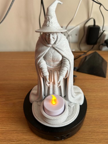 Printed witch statuette - witch, &