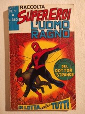RACCOLTA SUPER EROI N. 1 L'UOMO RAGNO 1972 - EDITORIALE CORNO - MOLTO BUONA