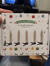 Luci a candela LED Polo Nord