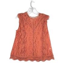 Adiva Crochet Lace Sleeveless