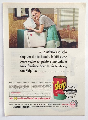 Pubblicita skip schiuma - skip,