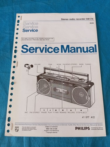 D8174 stereo radio recorder - stereo,
