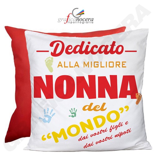 Festa dei nonni cuscino - nonni,