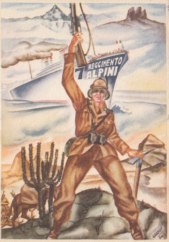 Cartolina antica old - cartolina, military