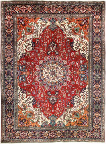 Tappeto annodato mano tabriz - tappeto,