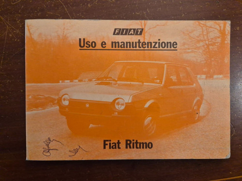 Fiat ritmo 75 - 60, libretto