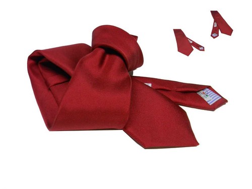Cravatta uomo rosso bordeaux - cravatta,