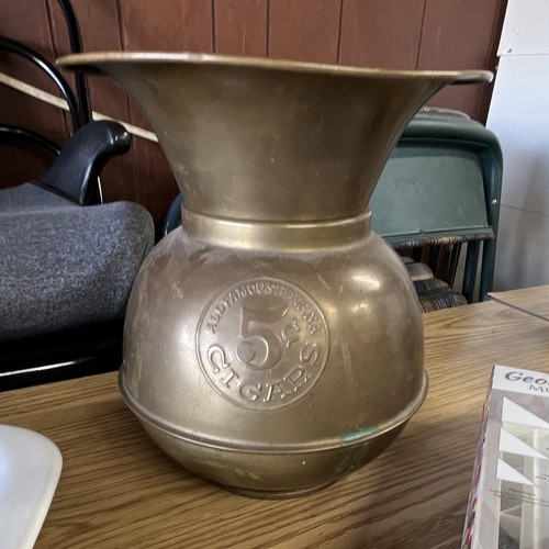 Barattolo spittoon ottone - spittoon,