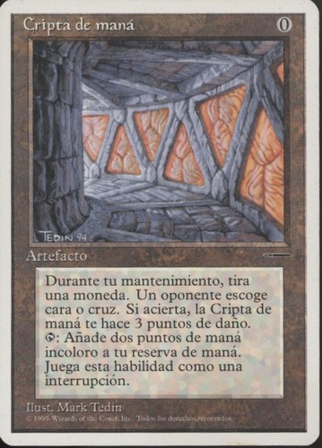 Mana crypt magic - the, gathering