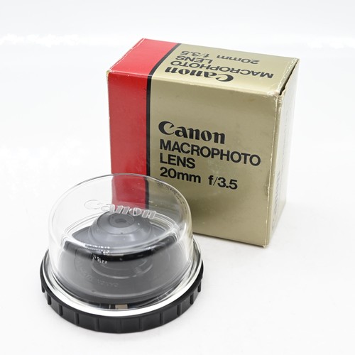 Canon 20mm macro con - fd,