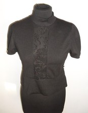 Maglia Maglietta Sotto Giacca ZARA Collection Tg. S in Pizzo e Maglia   