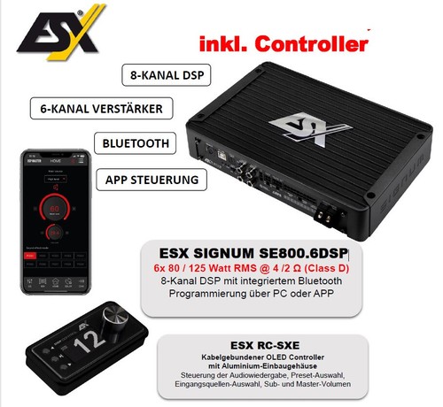 Ware esx se800 6dsp - b-ware, se800.6dsp