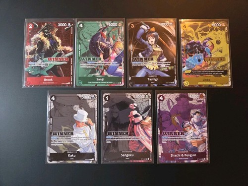 One piece tcg winner - ×,